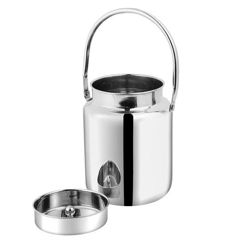 Kraft Stainless Steel Barni With Lid (Liquid Storage Container)