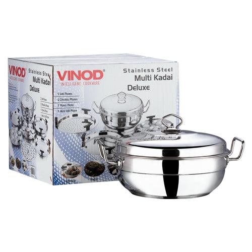 Vinod Stainless Steel Multi Kadai (Induction Friendly)