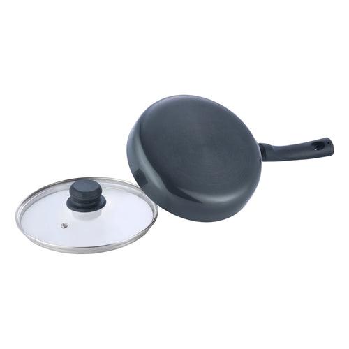 Vinod Hard Anodised Deep Frypan with Lid