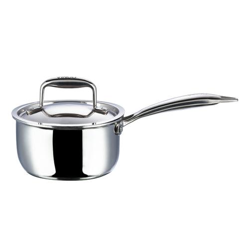 Vinod Platinum Triply Stainless Steel Saucepan with Lid