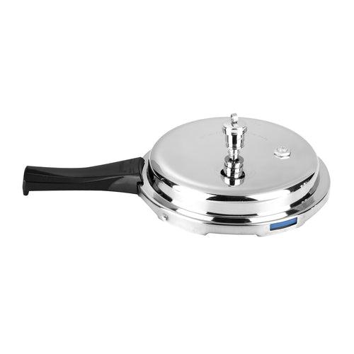 Vinod Platinum Pressure Cooker with Deep Pan Pressure Cooker & Common Lid - 2 pc Combo Set