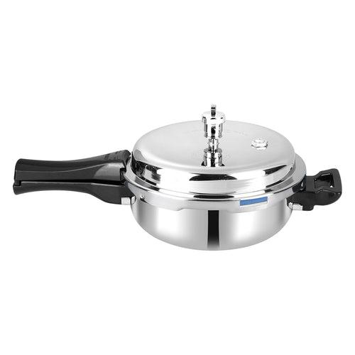 Vinod Platinum Pressure Cooker with Deep Pan Pressure Cooker & Common Lid - 2 pc Combo Set