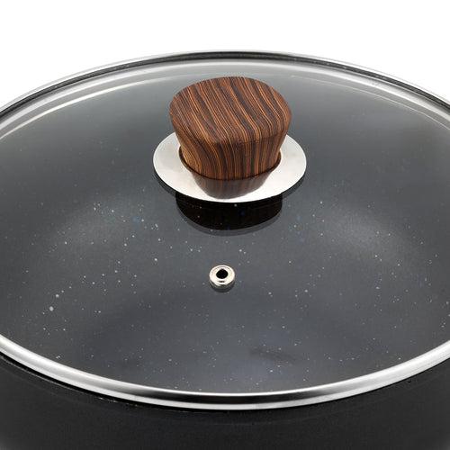 Zest Plus Kadai with Lid - Aluminum Die Cast (Induction Friendly)