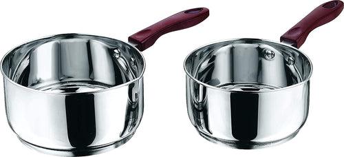 Vinod Milkpan 2 Piece Set 1 L & 1.6 L (Induction Friendly)