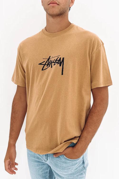 Stussy Big Logo Basic Mocha T-shirt