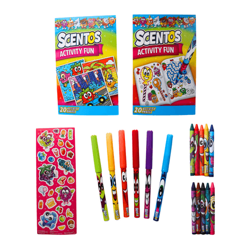 Scentos Colour-In Mini Case Mega Colouring