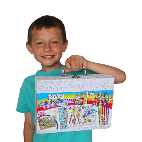 Scentos Colour-In Mini Case Mega Colouring