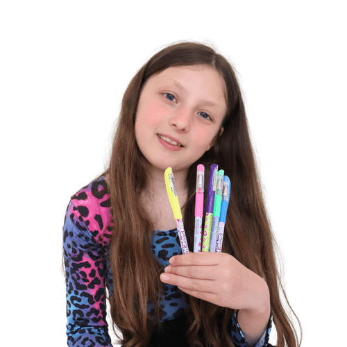 Sugar Rush Scented Neon Gel Pens, Pack Of 5