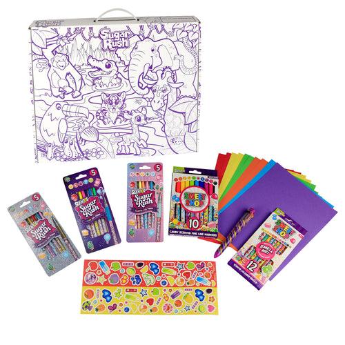 Scentos Sugar Rush Sweet Shop Mega Colouring Set