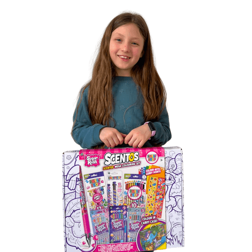 Scentos Sugar Rush Sweet Shop Mega Colouring Set