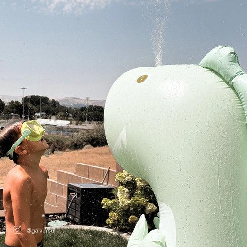 Surfing Dino Inflatable Giant Sprinkler