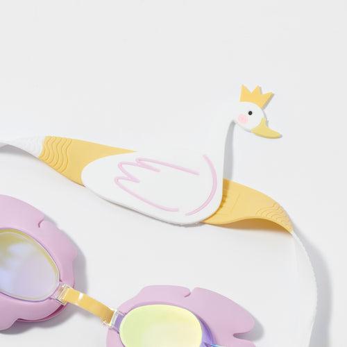 Princess Swan Kids Swim Goggles