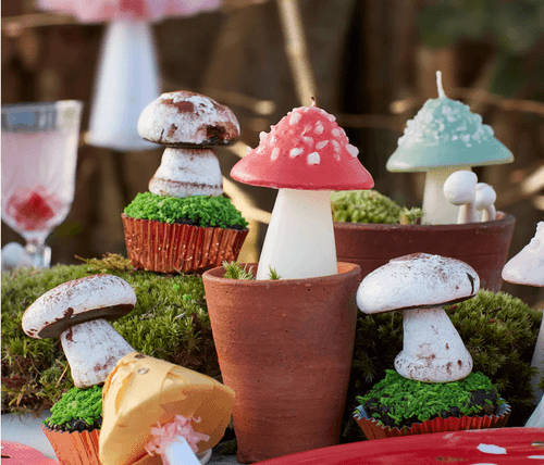 Mushroom Candles (x 3)