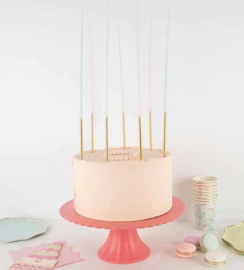 Laduree Paris Gold Dipped Tall Tapered Candles (x 12)
