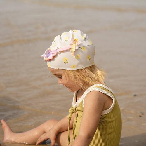 Mima the Fairy Lemon Lilac Swimming Cap