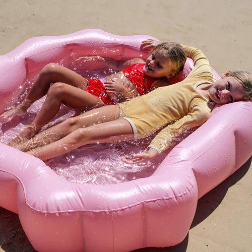 Ocean Treasure Rose Inflatable Backyard Pool