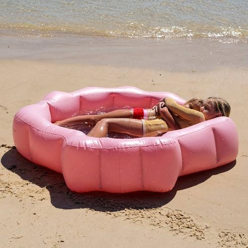 Ocean Treasure Rose Inflatable Backyard Pool
