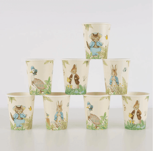 Peter Rabbit In The Garden Cups (x 8)