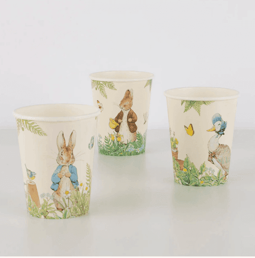 Peter Rabbit In The Garden Cups (x 8)