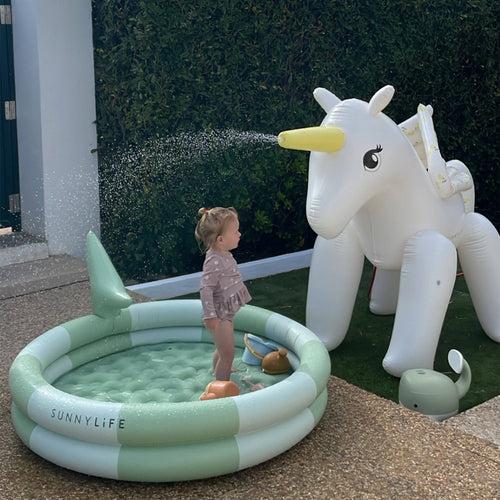 Shark Tribe Inflatable Backyard Pool