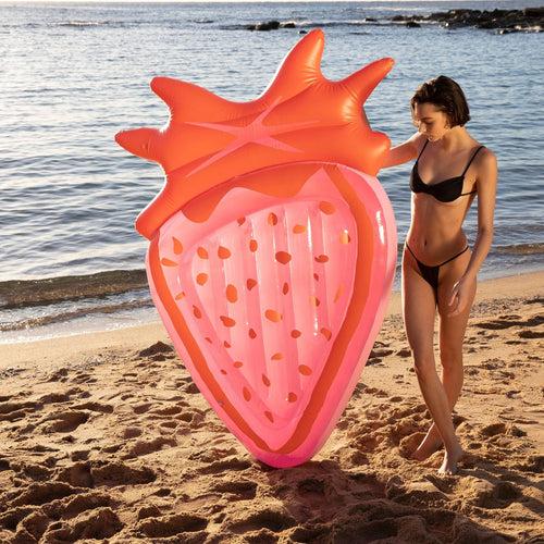 Strawberry Luxe Lie-On Float