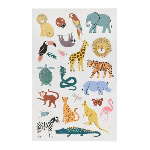 Wild Animals Tattoo Sheets (x 2 sheets)