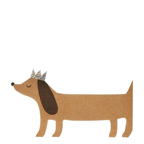 Sausage Dog Napkins (set of 16)