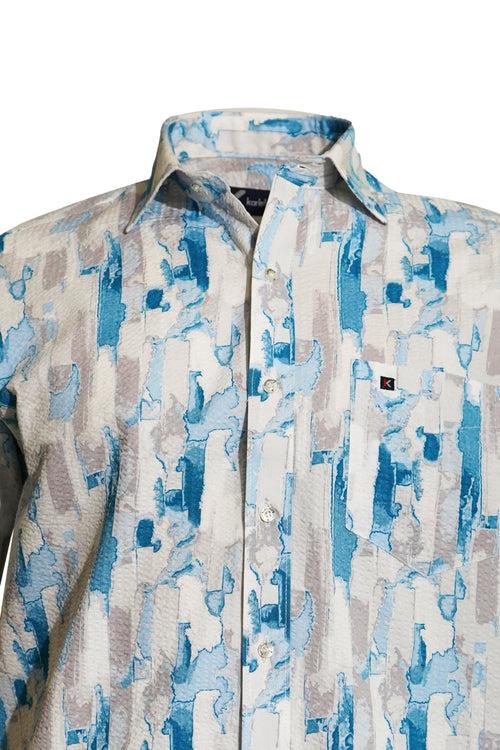 Men's Viscose Print Shirt