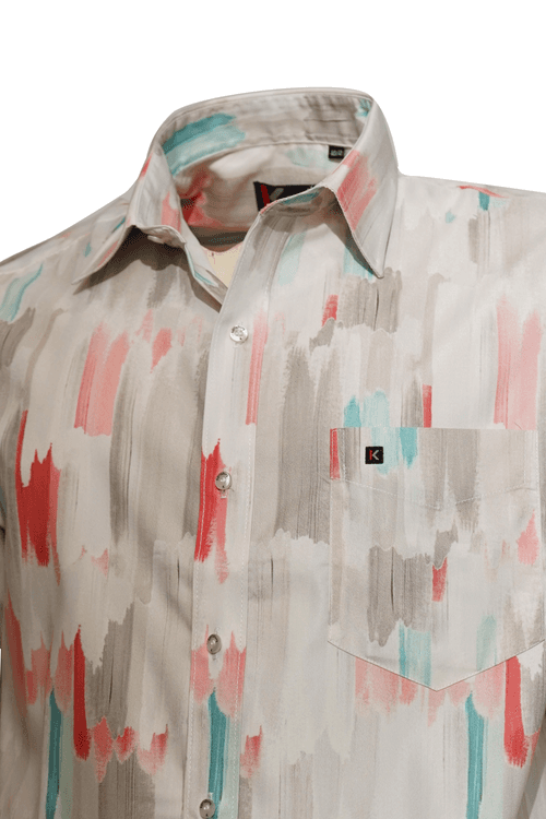 Men's Abstract Print Shirt