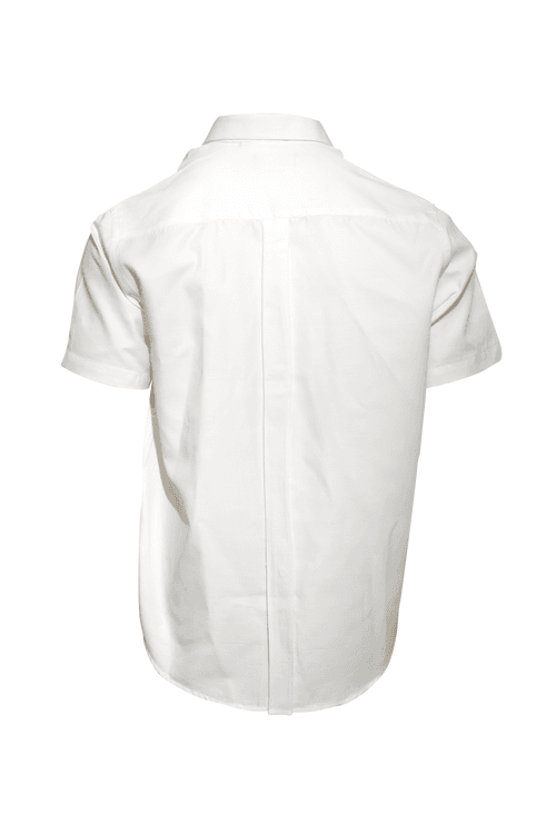 Men's White Solid Shirt