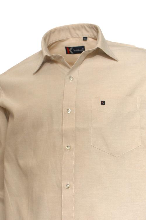 Men's Pastel Orange Shirt