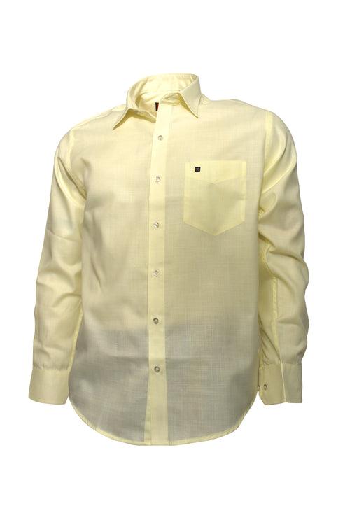 Men's Light Yellow Shirt