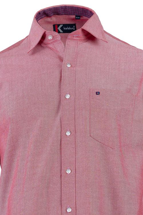 Mens Red Slim Fit Shirt