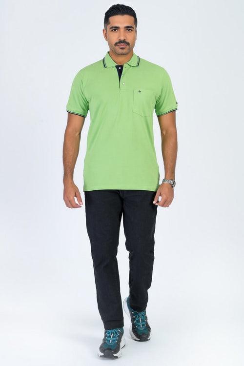 Mens Parrot Green T Shirt