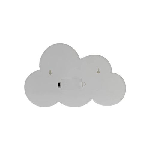 Wonderland Cloud Night Light LED Marquee Sign-Baby Light-Battery Operated Nursery Lamp, Decorative Light for Kid's Room/Party/Home/Wall Décor -White