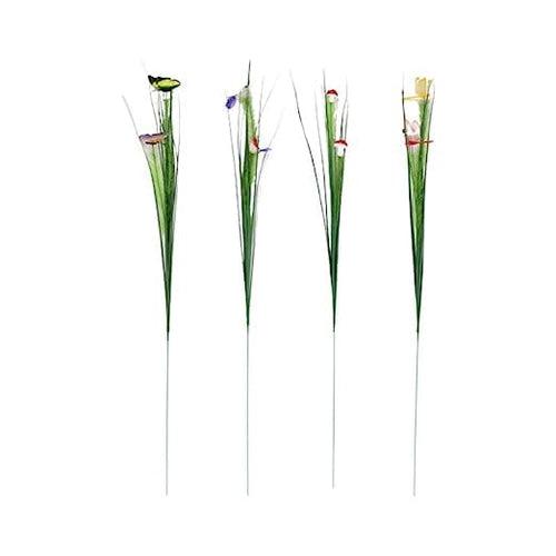 (Set of 4) Artificial Leaves Sticks with Mini Creatures