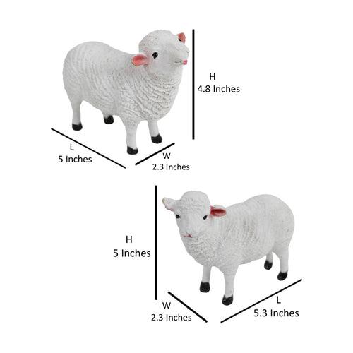 Wonderland Small Lamb outdoor statue  (Set of 2)