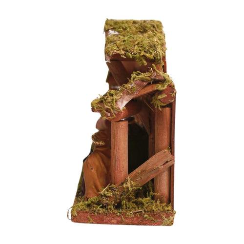 Wonderland Poly Resin Nativity Set hut Stable Christmas Crib Nativity | Festival Decoration