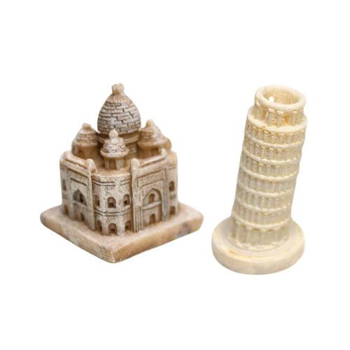 Wonderland ( set of 2) resin miniature building wonder of the world model (style 02)