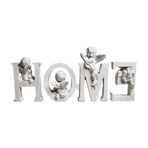 Wonderland Set of 4 piece home letters with angels