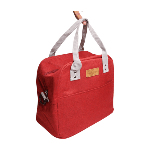 Wonderland Shoulder strap carrying lunch bag (Red)