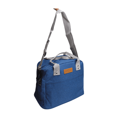 Wonderland Shoulder strap carrying lunch bag (Blue)