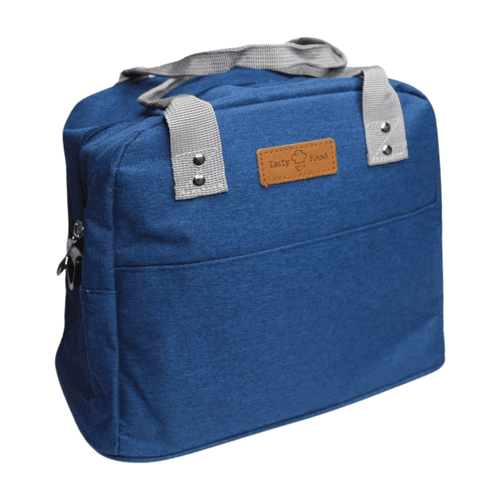 Wonderland Shoulder strap carrying lunch bag (Blue)