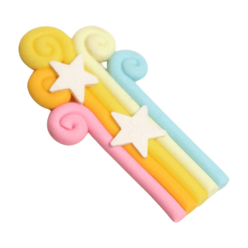 Wonderland ( pack of 10) 3D rainbow miniature charms