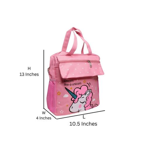 Wonderland Schoolbag for kids for primary school (Pink)