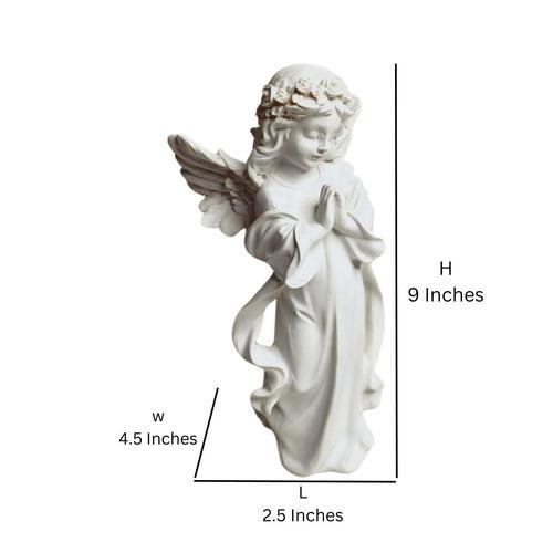 Wonderland Angel big wings praying statue, home decoration, gift