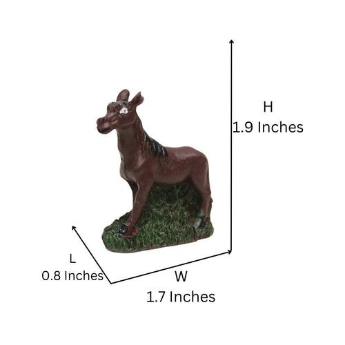 Wonderland (set of 2)  resin miniature horse figurine