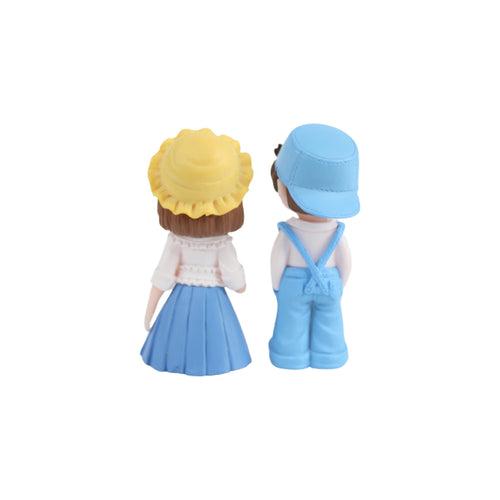 Dangri Boy  Couple-3 ( Miniature toys , cake toppers , small figuine, Valentine couple)