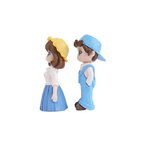 Dangri Boy  Couple-3 ( Miniature toys , cake toppers , small figuine, Valentine couple)