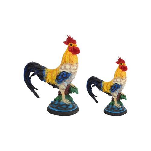 (Set of 2) Hens Statue for Indoors and Outdoor Decoration